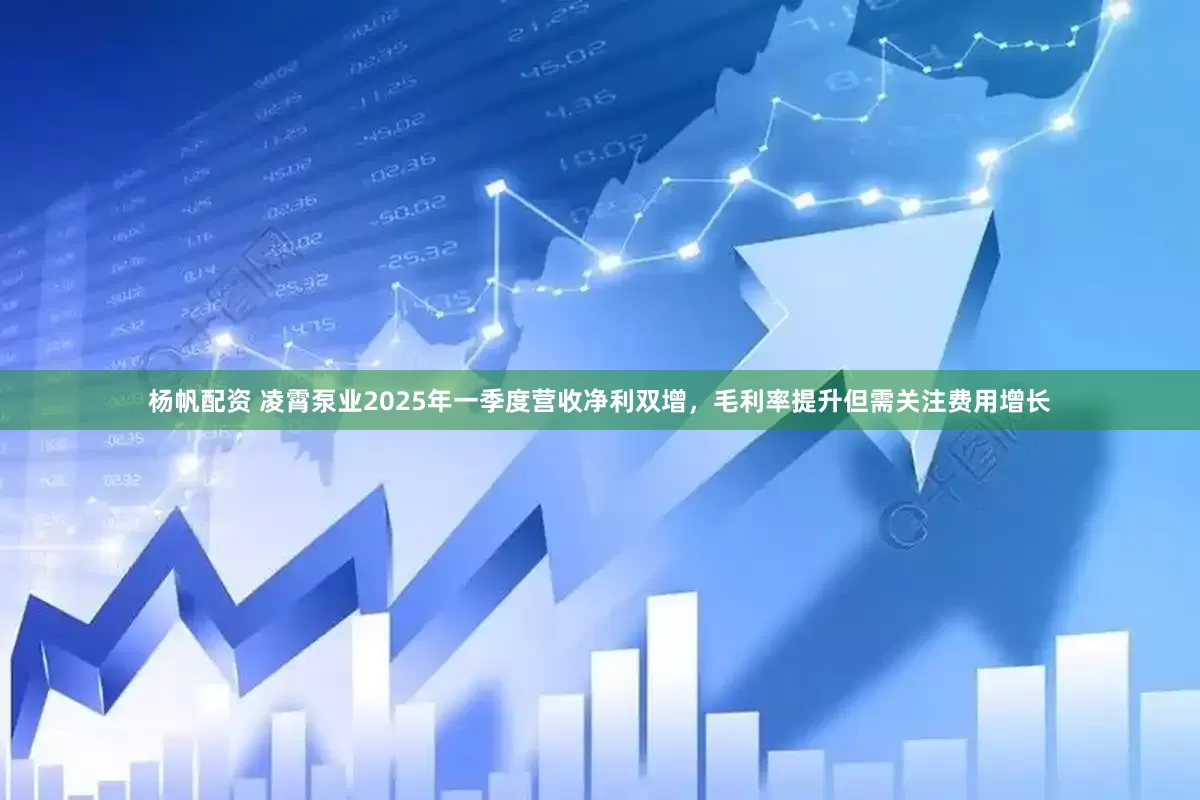 杨帆配资 凌霄泵业2025年一季度营收净利双增，毛利率提升但需关注费用增长