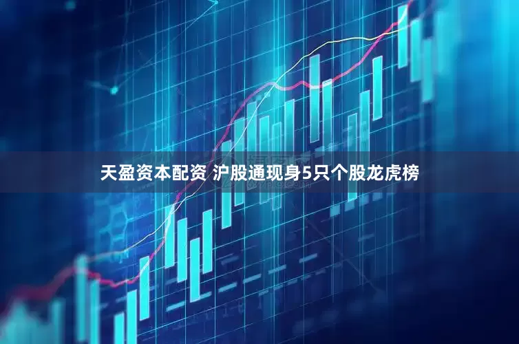 天盈资本配资 沪股通现身5只个股龙虎榜